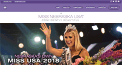 Desktop Screenshot of missnebraskausa.com